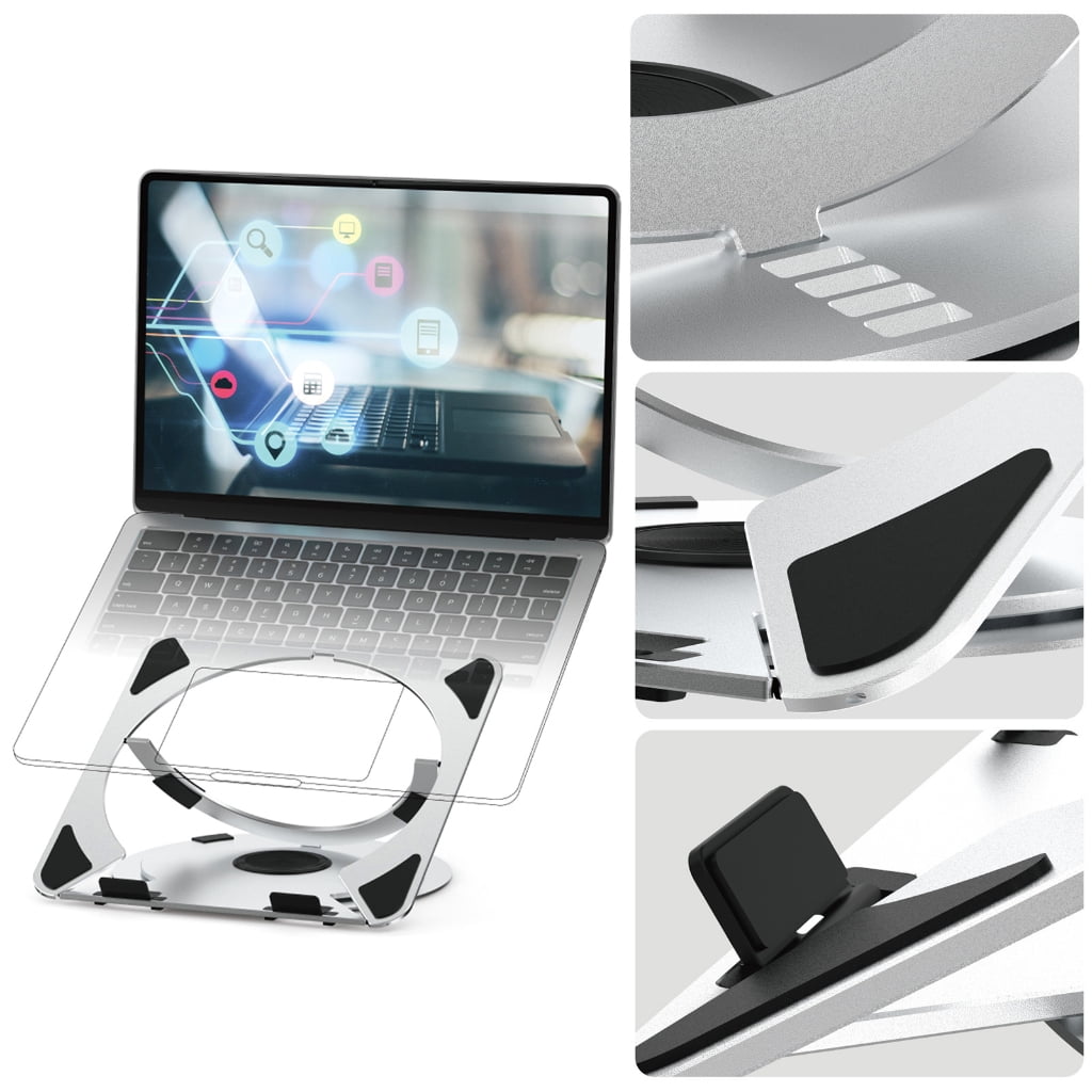 Laptop Bracket Mobile Phone Tablet Bracket Multifunctional Desktop Lazy Bracket 360 Degree Rotation Foldable Stand