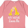 thumbnail image 4 of Inktastic My Meme Grandma Loves Me Giraffe Boys or Girls Long Sleeve Baby Bodysuit, 4 of 5