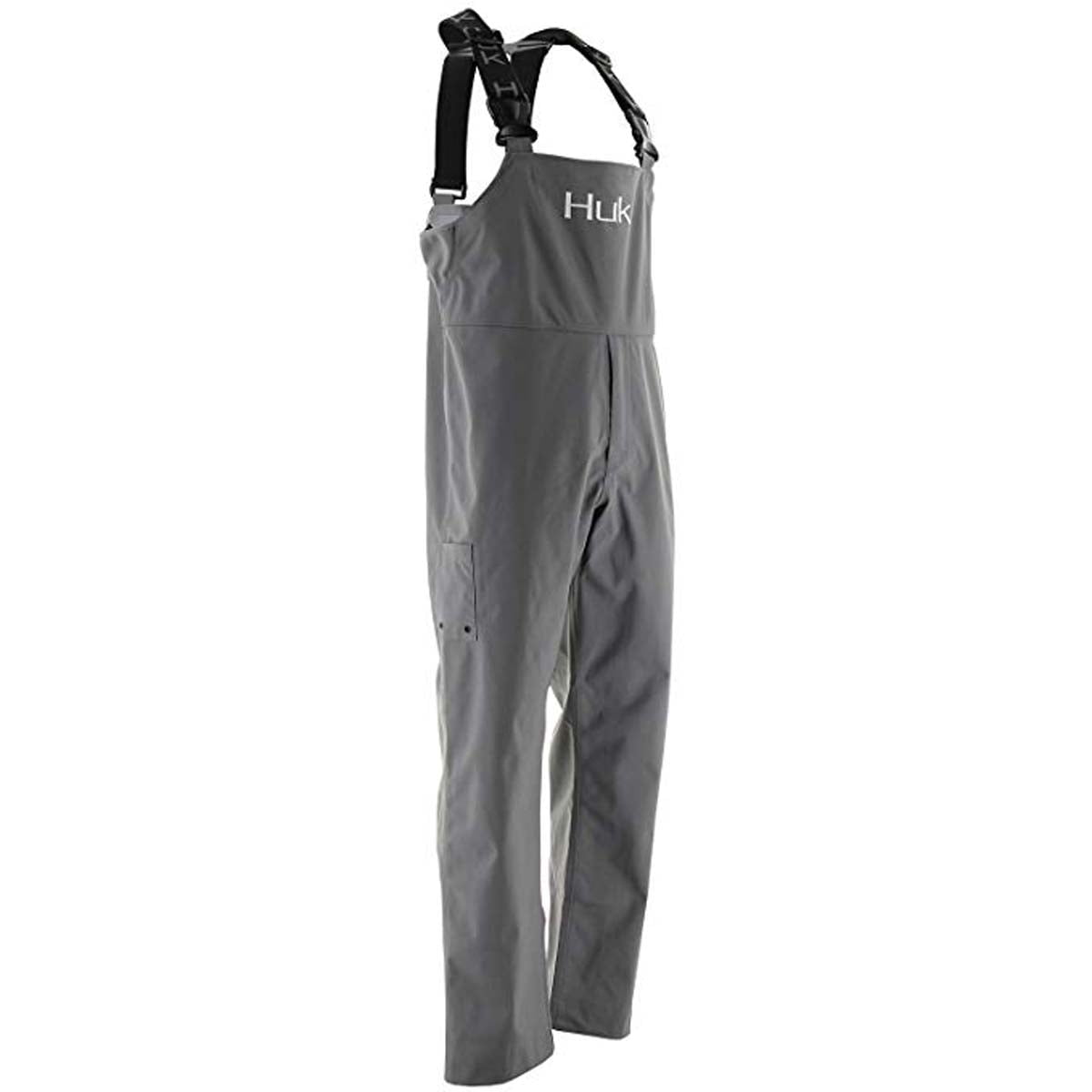 Huk Men's Grand Banks Charcoal Grey Medium Bib by Huk