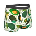 thumbnail image 3 of Haiem Green Avocado Men's Boxer Briefs, Every Day Comfort Stretch Cotton Moisture-Wicking Underwear-Large, 3 of 9