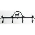 thumbnail image 1 of Village Wrought Iron CB-3 Wall Mounted Wrought Iron Coat Rack-Hooks - Deer Silhouette, 1 of 1