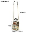 thumbnail image 2 of FORMRS Crossbody Bag for Women Quilted Travel Shoulder Cell Phone Purse with Chain Strap Handbag, Beige Floral, 2 of 7
