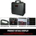 thumbnail image 4 of Graded Card Case Storage Box: Trading Box with 9 Dividers for PSA BGS SGC Top Loaders Sports Cards, Waterproof Hard Slab Baseball Football Basketball Magnetic Cards (Holds 600+), 4 of 5