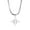 Silver, variant on Wicca Witch Knot Necklace Stainless Steel Choker Necklaces Vintage