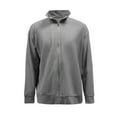 thumbnail image 4 of Fgnfyis Jacket for Men Casual Lightweight Textured Stand Collar Zippered Outerwear for Daily Streetwear and Stylish Winter Coats for Men Grey XXXXXL, 4 of 6