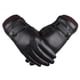 thumbnail image 1 of Guantes de cuero sintético para pantalla táctil, para conducir, negros, cálidos, para invierno (talla única), 1 of 7
