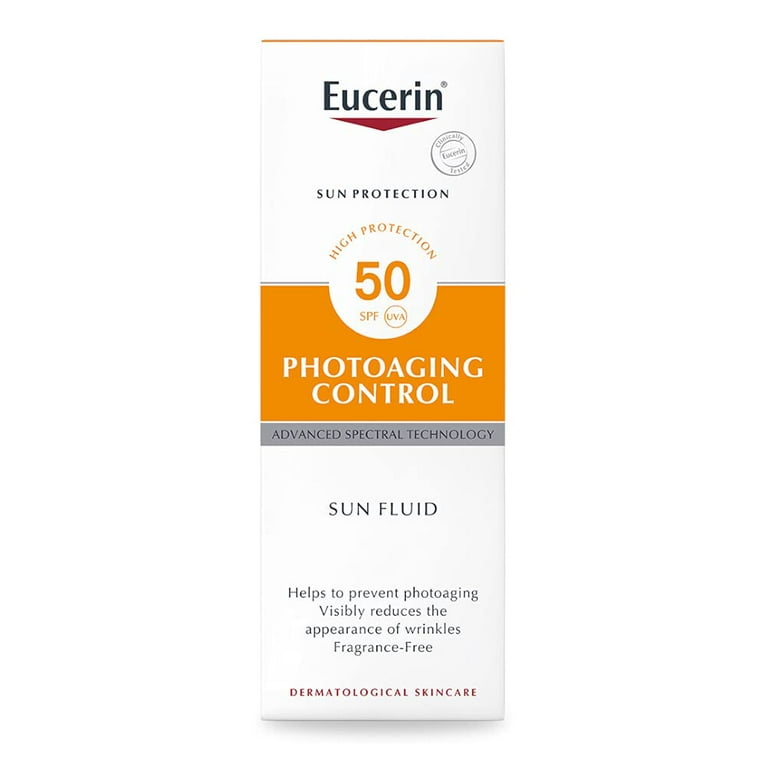 Eucerin Sun Face Oil Control Gel-cream Spf50 50ml : : Beauty