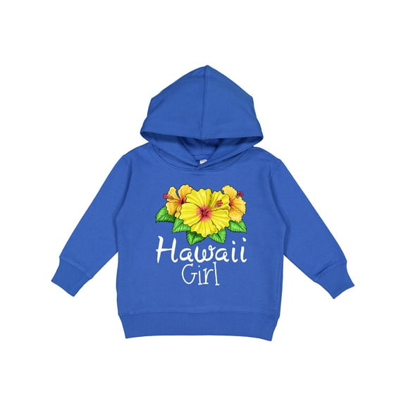 Inktastic Hawaii Girl Hibiscus Flowers Toddler Hoodie