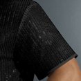 thumbnail image 4 of pstuiky camisetas de hombre, Camisa informal de manga corta con solapa y botones de color liso para hombre camisas casuales para hombre m, 4 of 7