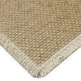 thumbnail image 4 of (2 pack) Better Homes & Gardens Beige Fringe Table Place Mat- 14" x 20" - Camel Suede / Natural - 100% Cotton, 4 of 9