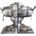 thumbnail image 5 of Pilot Airplane Propellers Bursting Out of Clouds Bookends Pair Set Statue 6" H, 5 of 6