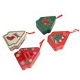 thumbnail image 2 of Latas de caramelos navideños, caja de caramelos de hojalata portátil compacta con diseño bonito, para galletas, frutas secas, 4 Uds., 2 of 8