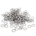 thumbnail image 1 of Unique Bargains 100pcs 304 Acier Inoxydable Split Lock Rondelles de Ressort M6 Tampon de Joint à Vis, 1 of 1