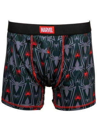 Spider-Man Miles Morales Character Armor Style Boxer Briefs Black