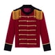 thumbnail image 5 of Disfraz de trompeta y tambor para niños, uniforme de la Guardia de Honor Real, chaqueta de maestro de ceremonias de circo con borlas para niñas y niños, disfraces de Cascanueces para Halloween, 5 of 5