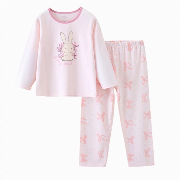 NOLDARES Kids Child Toddler Boy Pajamas Pj Set Long Sleeve Snug Fit Soft & Cozy & Loungewear Fall Winter Sleepwear 6-12 Months 12-24 Months 2t 3t 4t 5t 6t 7t 8t 9t Children,Pink,4-5 Y