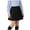 Black, variant on Girls Pleated Mini Skirt High Waist Casual Tennis School Uniform Skirts A-Line Skater Short Skirts,Sizes 2-16