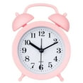 thumbnail image 1 of Mini bonito reloj despertador analógico Retro Vintage con doble campana para niños, sin repetición, funciona con pilas, campana fuerte para personas que duermen mucho, 1 of 5