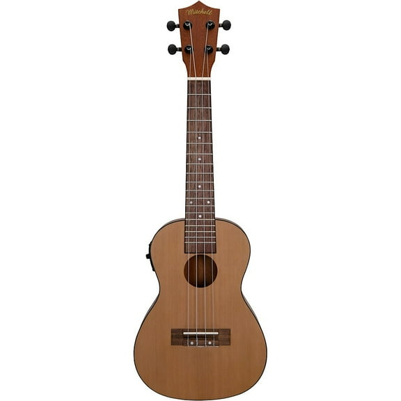 Mitchell MU50SE Acoustic-Electric Concert Ukulele With Solid Cedar Top Natural