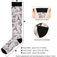 thumbnail image 3 of FREEAMG 1 Pair Beautiful Paris Eiffel Tower Compression Socks 20-30mmHg Knee High Women Socks Tube Athletic Stockings for Men Sport Soccer Running Cycling Medical Nurse Winter Travel, 3 of 7