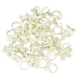 thumbnail image 3 of 100pcs white and 100x Clear shamjiam Anillo de exhibición de colores de gel UV, 3 of 9
