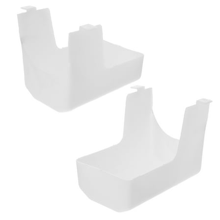 MUSEYA 2Pcs White Range Hood Light Cover with Sturdy Durable Plastic for Home Use