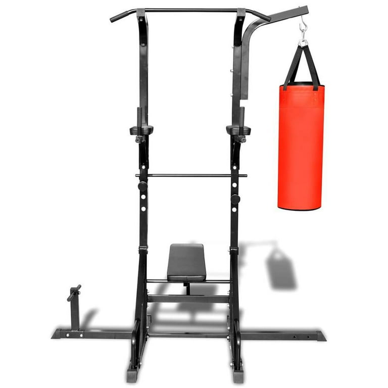 Gym Equipment Weider Power Tower With Punching Bag VidaXL Power