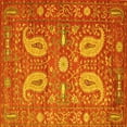 thumbnail image 1 of Ahgly Company Indoor Square Persian Yellow Traditional Area Rugs, 4' Square, 1 of 4