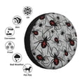 thumbnail image 4 of Fotbe Spiders Funda de Llanta de Repuesto con Estampado, Engrosada, Ajuste Universal para Jeep, Remolque, RV, SUV, Camión-17 inch, 4 of 6