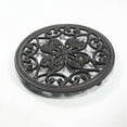thumbnail image 6 of Flower Pattern Cast Iron Trivet Heat Resistant Coaster Dining Table Accessories, 6 of 8