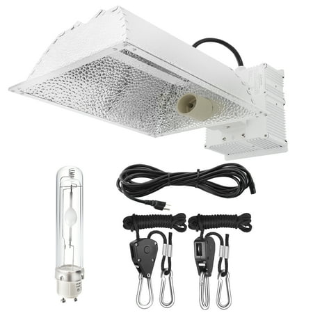 

iPower 315W 4200K Ceramic Metal Halide Grow Light System Kits with Electronic Ballast Bulbs power cord for Indoor Plants 120~240V