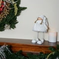 thumbnail image 4 of Northlight Snowy Plush Angel Bobble Girl Christmas Figure - 24", 4 of 4