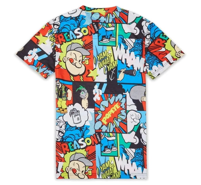Reason Brand X Popeye Men's Officially Licensed Exclusive Graphic