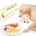 thumbnail image 2 of Pet Snuffle Mat for Dogs Nosework Feeding Mat Nosework Blanket Dog Bed Mat Durable Puzzle Toys Machine Washable Pizza Shape, 2 of 12