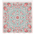 thumbnail image 2 of Ambesonne Paisley Shower Curtain, Floral Ornate Persian Print, 69"Wx70"L, Cadet Blue, 2 of 4