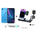 thumbnail image 1 of IPHONE XR 64GB (Incluye Estacion Inalambrica KeepON de carga rapida 4 en 1 ) BLUE AZUL Apple REACONDICIONADO, 1 of 5