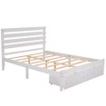 thumbnail image 5 of Bellemave White Full Size Platform Bed with 2 Drawers for Bedroom Living Room, Wood Storage Platform Bed Full Size for Kids Child Teen Adult, 5 of 9