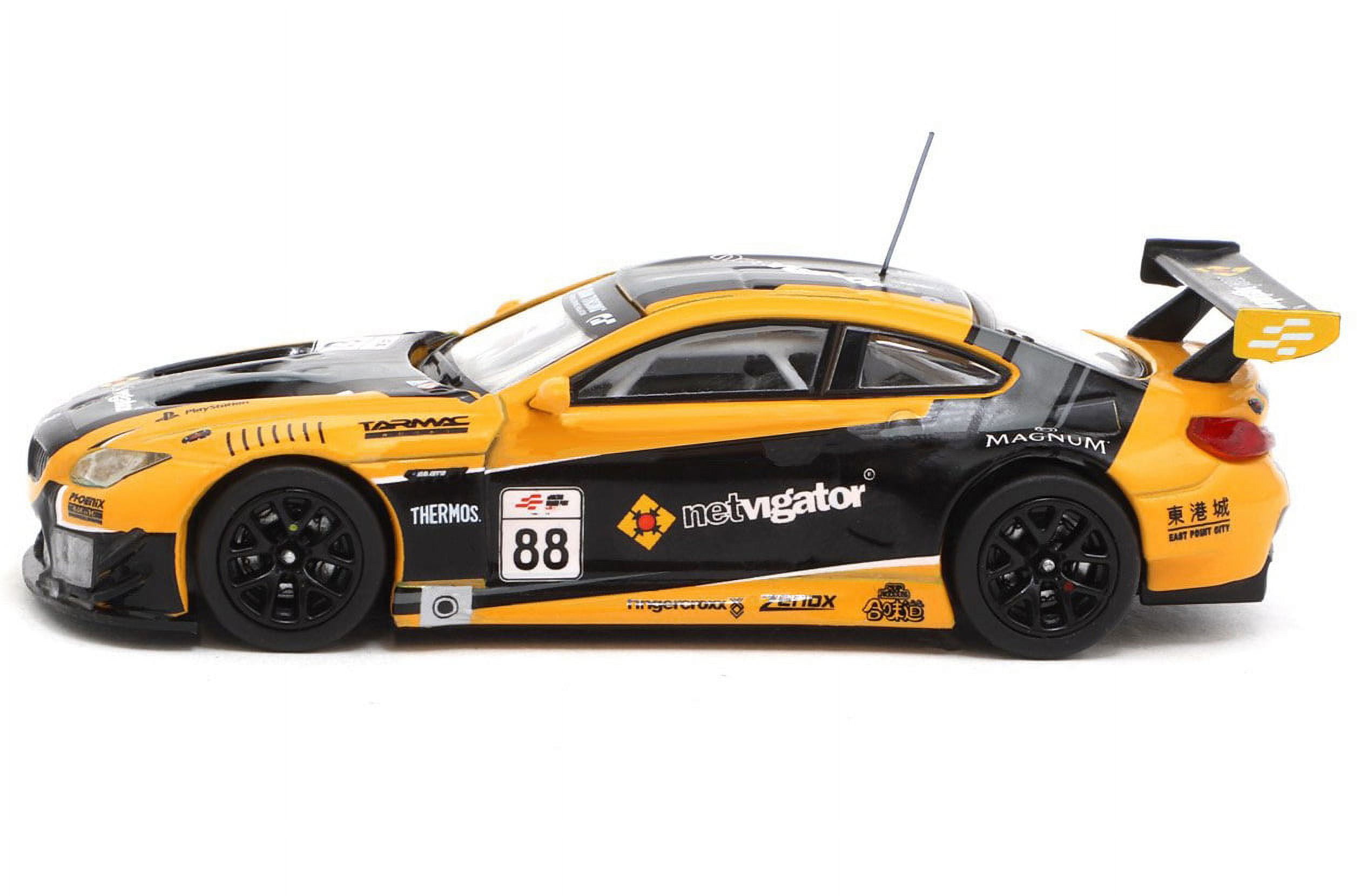 Tarmac Works BMW M6 GT3 1/64 レーシングモデル BMW M6 GT3 #88 eRacing Grand Prix Hong Kong Season 1 1/64