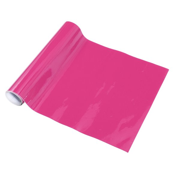 Unique Bargains Film Protecteur Rouge Rose Vif pour Voiture 20x152cm / 0.65 Pieds x 5 Pieds Couverture Intérieure en Vinyle 5.5 Mil 1 Pce Universel