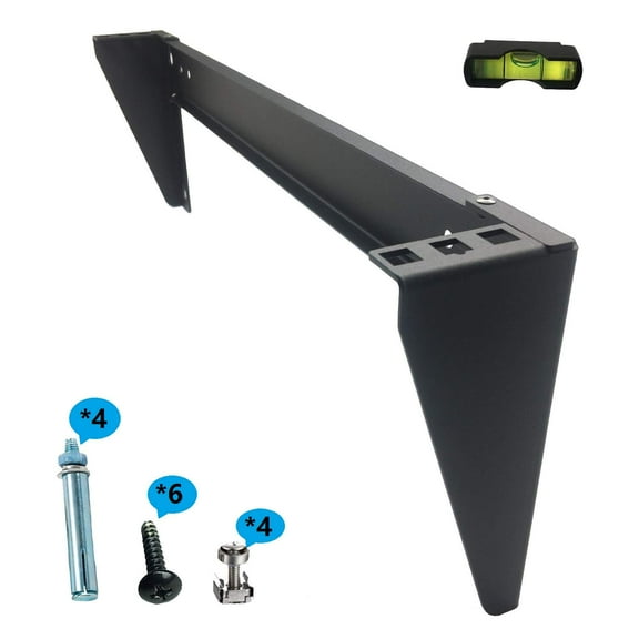 JINGCHENGMEI 19 Inch 1U Heavy Duty Vertical Wall Mountable Server Rack