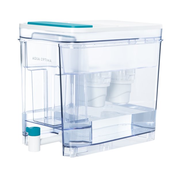 Perfect Pour XL 35 Cup Water Filter Dispenser by Aqua Optima