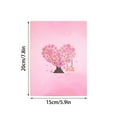thumbnail image 4 of Valentine's Day 3D Pop-Up Greeting Card, Heart Cherry Blossom Tree Design with "LOVE" Accent, Romantic Up Card, Ideal Gift for Her/Him Anniversary Birthday Valentine's Day, 4 of 6
