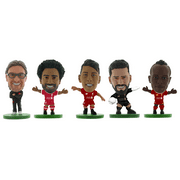 Liverpool - Ensemble de figures Klopp, Salah, Firmino, Alisson & Mane SoccerStarz (5 pièces) (2 pouces de hauteur)
