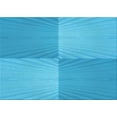 thumbnail image 1 of Ahgly Company Indoor Rectangle Patterned Bright Cyan Blue Area Rugs, 6' x 9', 1 of 1