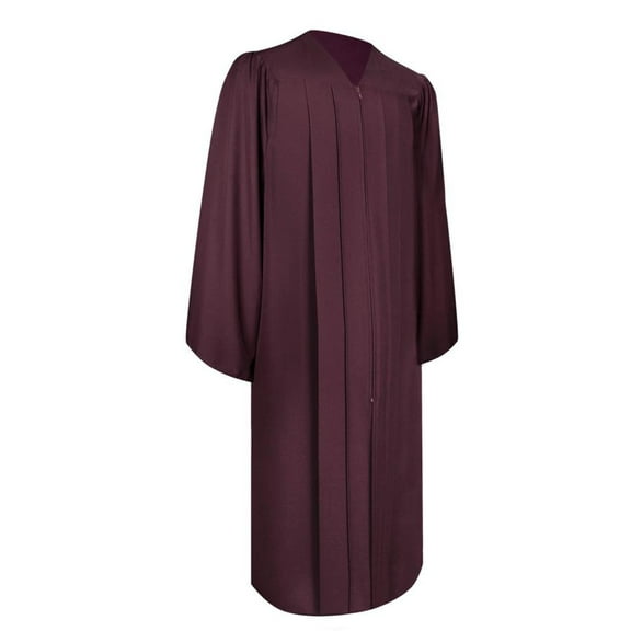 Endea Graduation Matte Maroon Graduation Gown