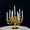 Gold, variant on 1Set Candles and Candlestick Birthday Party Cake Candle Holders Toppers Decor