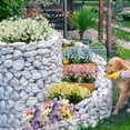 thumbnail image 4 of Advancent Ramo de flores artificiales de múltiples cabezas, decoración del hogar, fiesta resistente, jardín, sala de estar, dormitorio, vacaciones Decoración Púrpura Advancent HA084094-02, 4 of 6