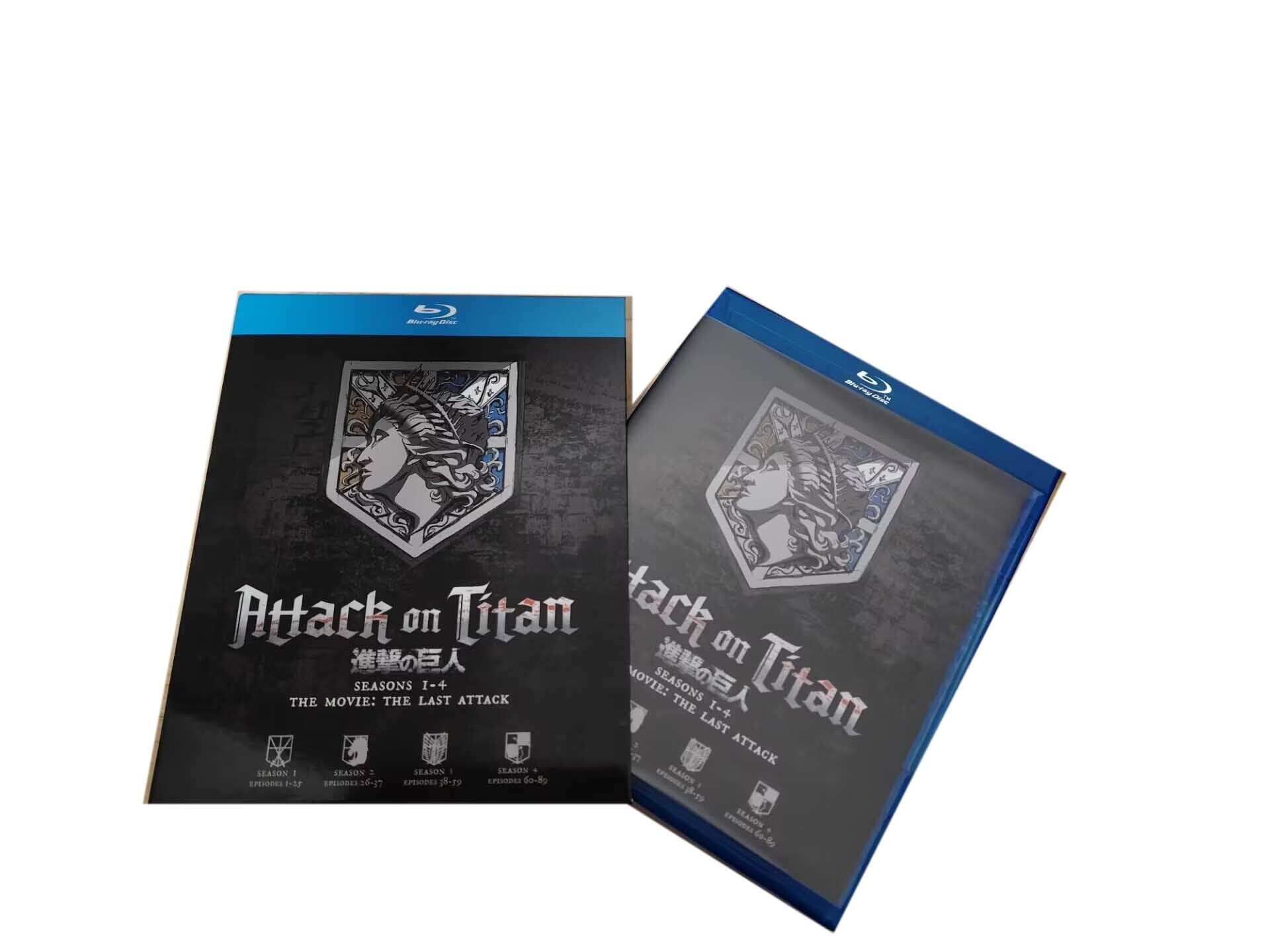 Funimation, Attack on Titan Full Series, Seasons 1-4, Episodes 1