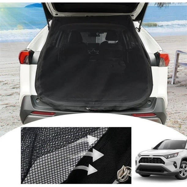 Mosquitera Magnética Xihbxyly para Puerta de Maletero Malla negra para autocaravana camping