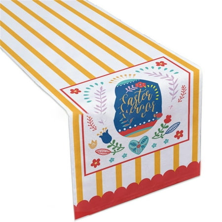 

Easter Table Flag Festive Atmosphere Decorative Tablecloth Painting Dazzling Series Of Tablecloths